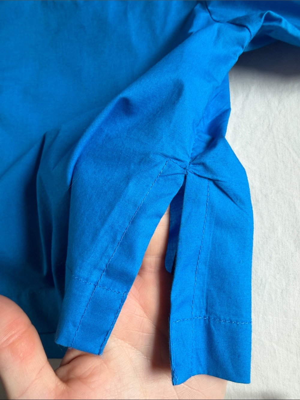 Anthropologie Maeve Poplin V-Neck Blouse - Picture 5 of 9